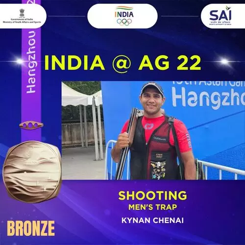 Asian Games: Kynan Chenais bronze in mens trap follows historic gold in team event