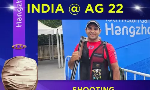 Asian Games: Kynan Chenais bronze in mens trap follows historic gold in team event