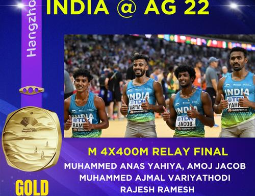 Asian Games: Indian mens 4x400m relay team wins gold; first since 1962 Asian Games: Indian mens 4x400m relay team wins gold; first since 1962