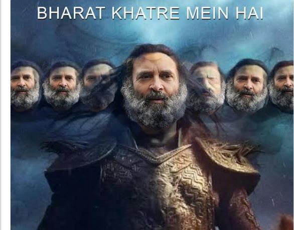 BJP depicts Rahul Gandhi as Ravan, anti-Ram with a narrative of Bharat being in danger