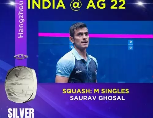 Asian Games: Saurav Ghosal concedes defeat in squash mens singles final; wins silver