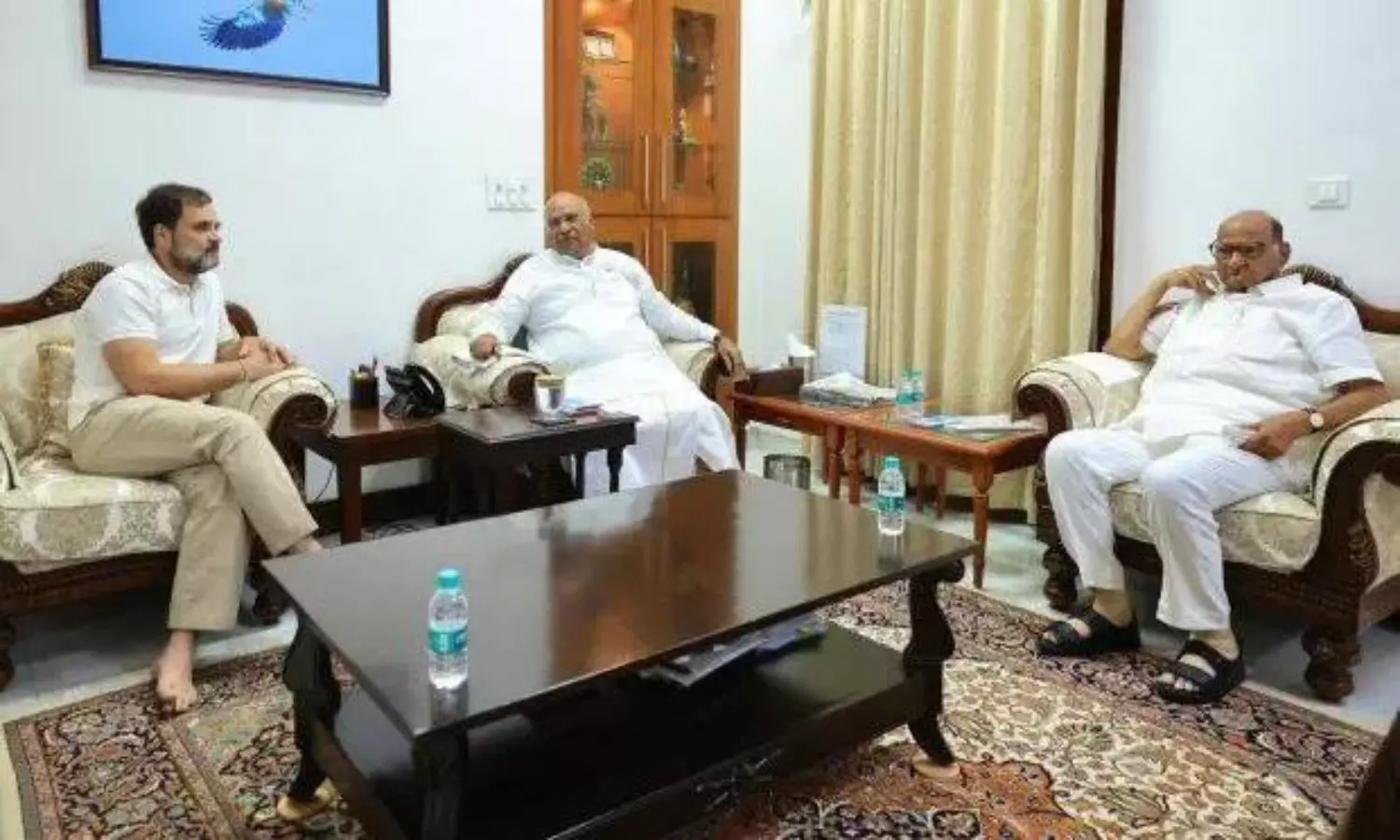 Sharad Pawar meets Kharge, Rahul to discuss road ahead for INDIA alliance