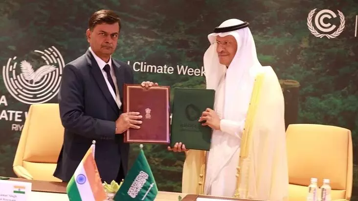 India, Saudi Arabia sign MoU on clean hydrogen, supply chains