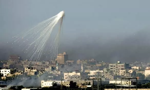 Video shows Israel’s alleged use of Chemical bombs in Gaza