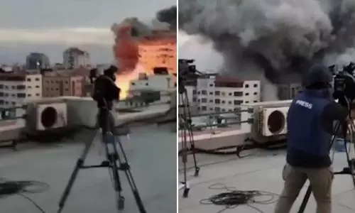 BBC team in Gaza narrowly escaped Israeli airstrike