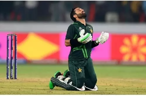 Pak batsman Rizwan dedicates victory to ‘brothers and sisters in Gaza’