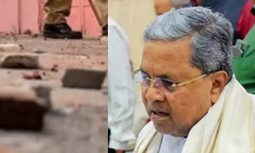 Man arrested for pelting stones at CM Siddaramaiah’s residence