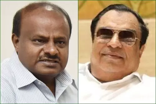 Split in Karnataka JD(S) on BJP tie-up: Kumaraswamy, Ibrahim air differences
