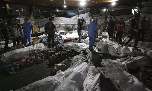 500 Palestinians killed in horrific Israeli air strike on Gaza hospital