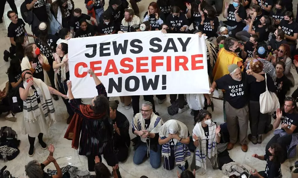 Jews Group in US says ‘not in our name’, activists demanding ceasefire arrested