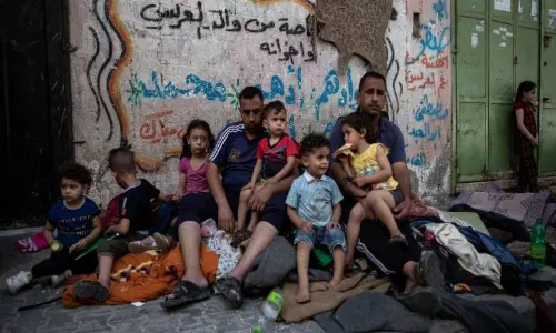 Trauma grips Gazas children in the face of Israeli bombardment