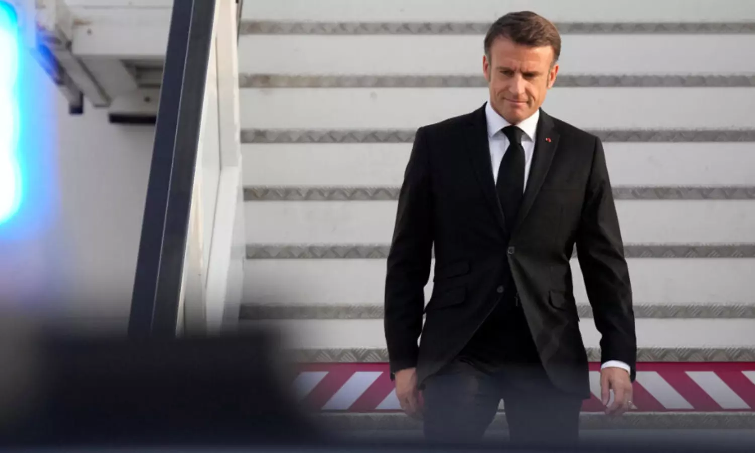 French President Emmanuel Macron arrives in Israel as war intensifies