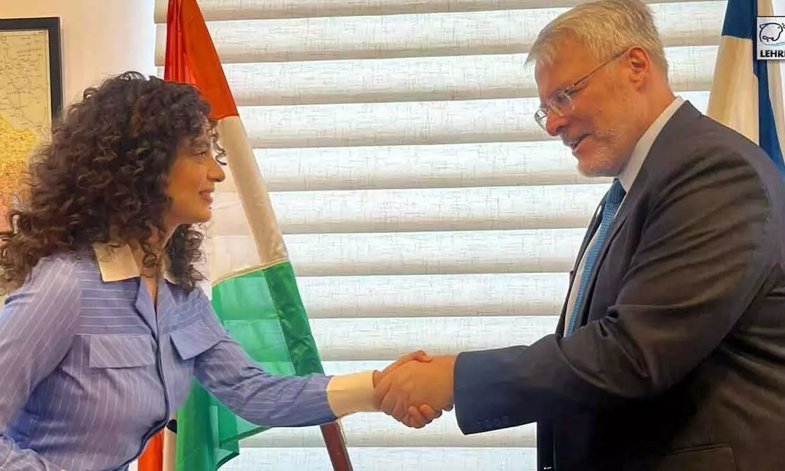 Kangana meets Israels Ambassador, affirms Hindu nation stands with Israel’