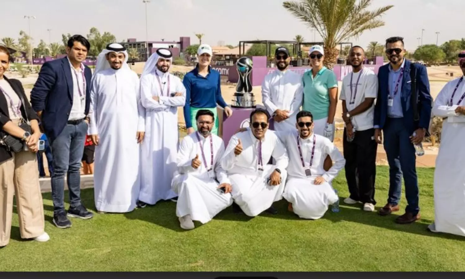 Thousands of golf fans embark on action-packed at Aramco Team Series in Riyadh