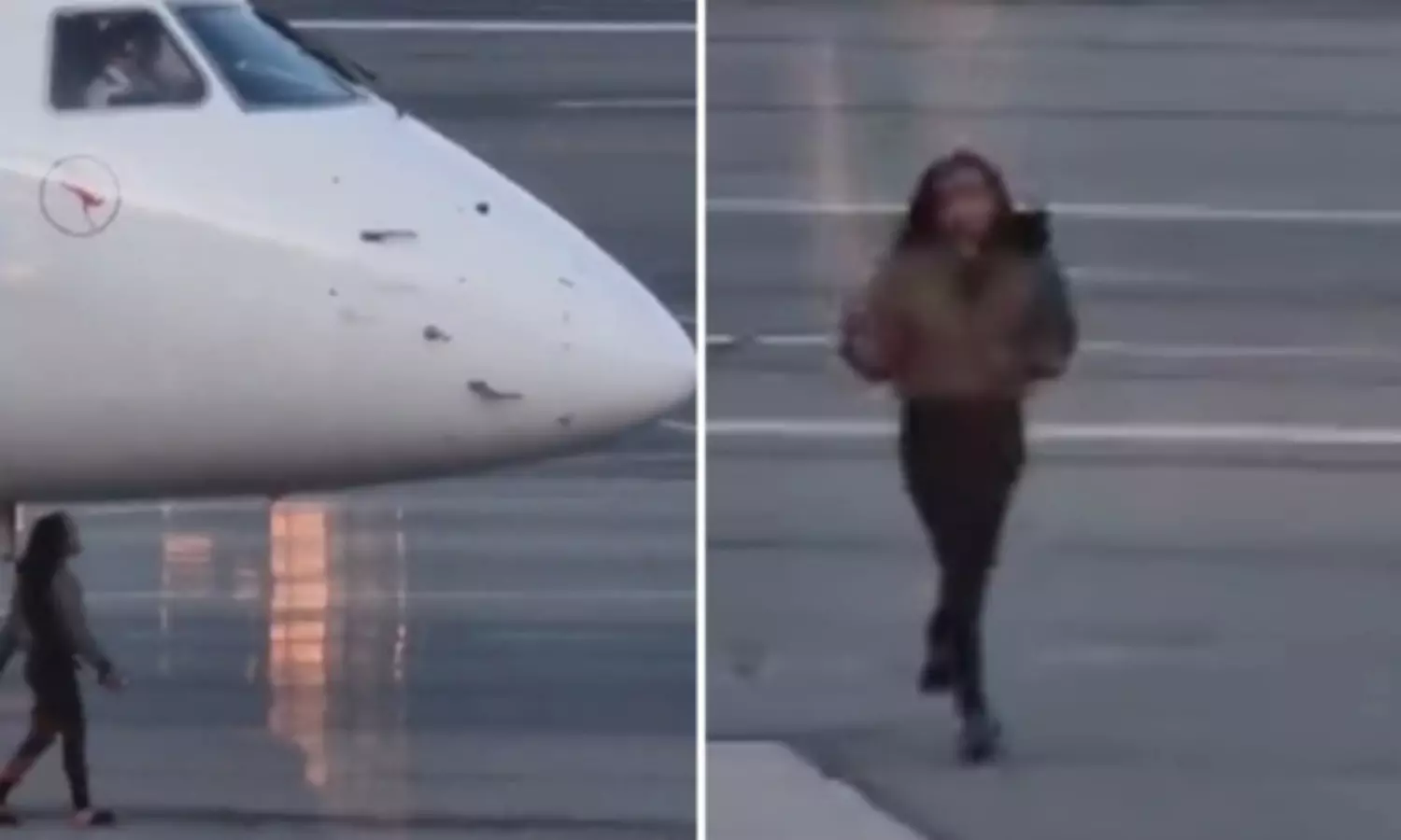 Australian woman runs to tarmac to catch missed flight due to depart