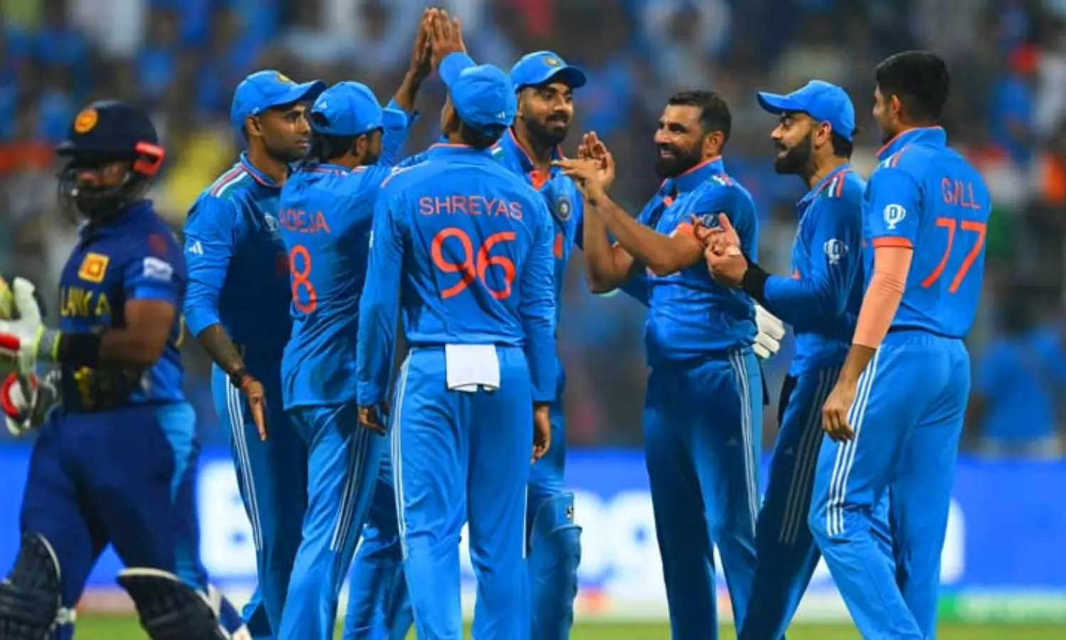 Mens ODI WC: India beat Sri Lanka by 302 runs making to semis