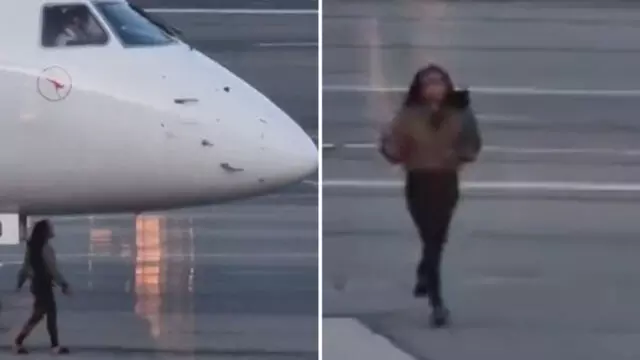 Australian woman runs to tarmac to catch missed flight due to depart