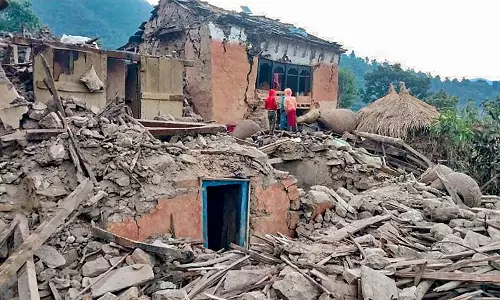 Nepal earthquake of 6.8 magniture kills 128 people