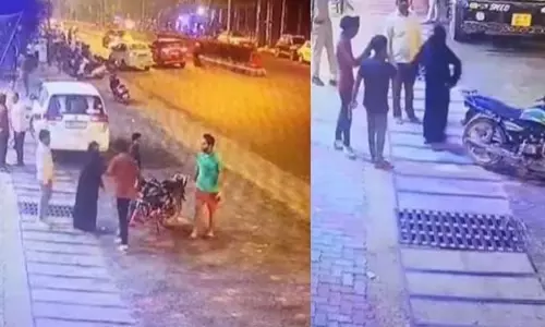 Woman in burqa beats down harassers at Aligarh petrol pump