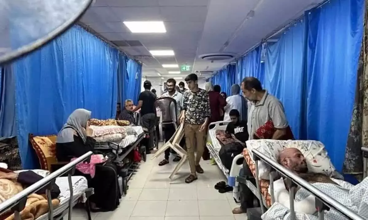 Al-Shifa Hospital under complete siege, over 100 dead bodies decomposing: Gaza Health Ministry