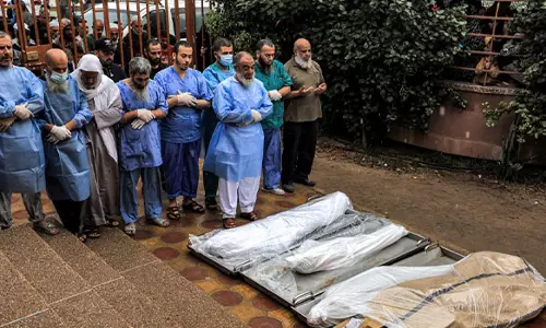 179 including kids buried in mass grave inside Al-Shifa Hospital premises in Gaza