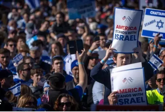 Tens of thousands gather in US in support of Israel’s killing in Gaza