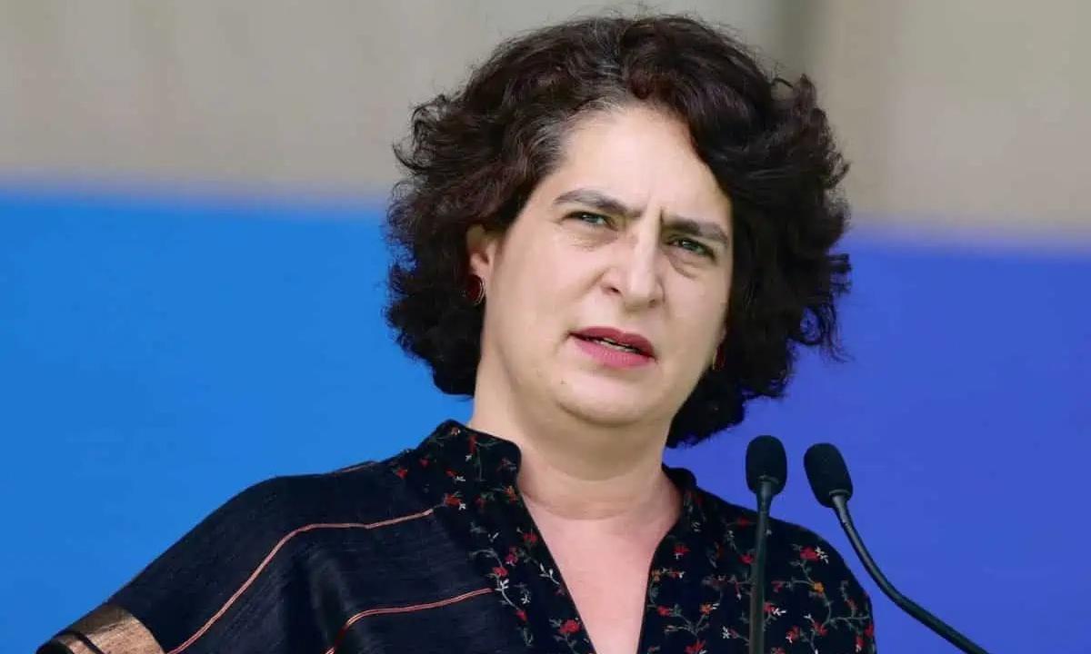 BRS, BJP, MIM doing ‘Naatu Naatu’ dance in sync: Priyanka Gandhi