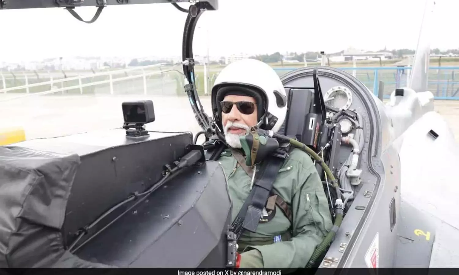 PM Modi takes sortie on Tejas fighter jet in Bengaluru