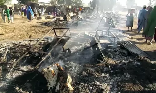 Nigerian army drone accidentally hits civilian village; 85 dies