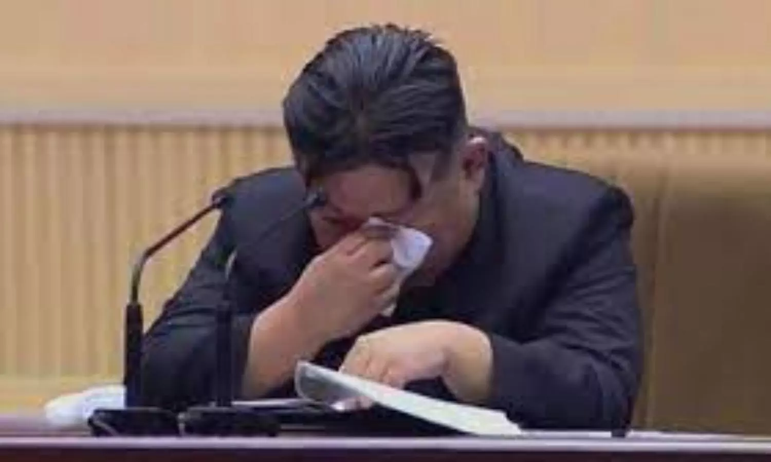 Kim Jong Un sheds tears as he urges women to have more babies