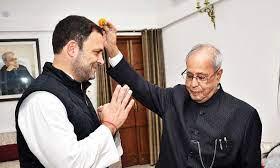 Rahul Gandhi, Pranab Mukherjee