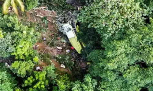 Philippine bus plunges down cliff, killing 25 people