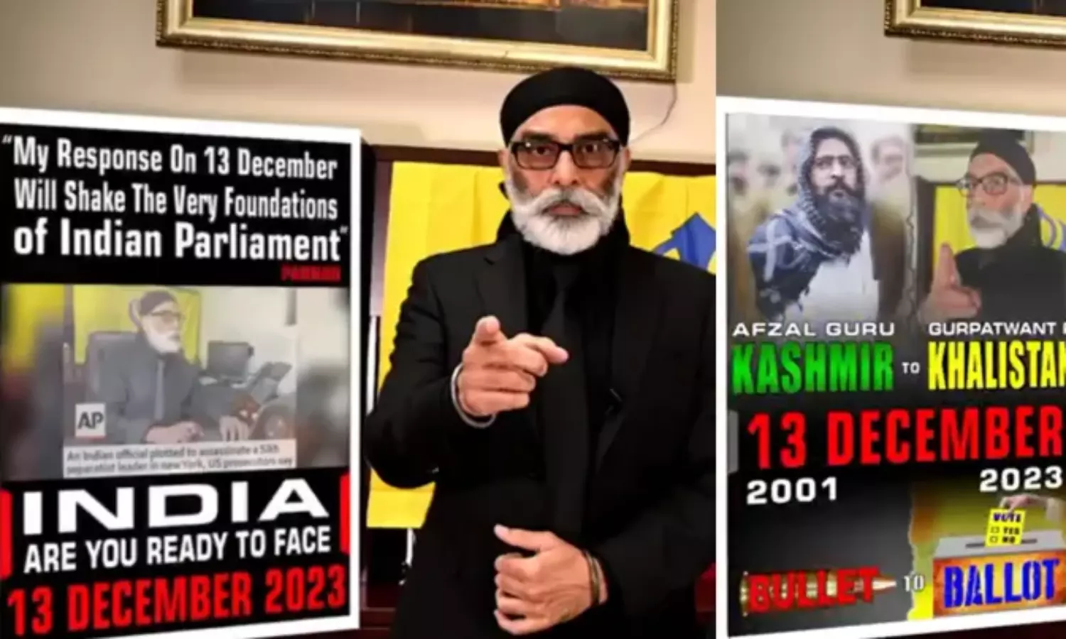 Will attack Parliament on or before Dec 13: SFJ chief Pannuns threat