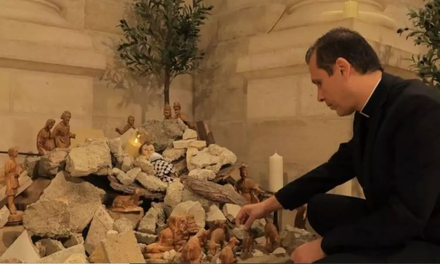 If Christ were born today, it would be amidst Israeli shelling