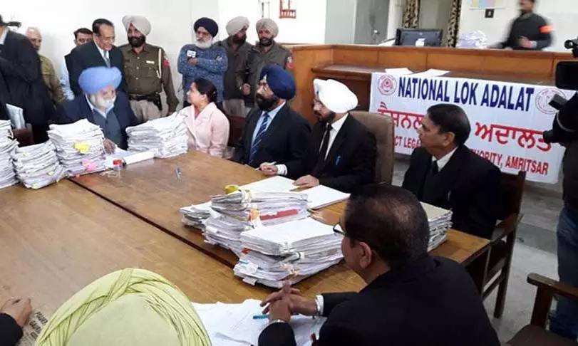 4th Lok Adalat of the year resolves 1.17 Cr cases 4th Lok Adalat of the year resolves 1.17 Cr cases