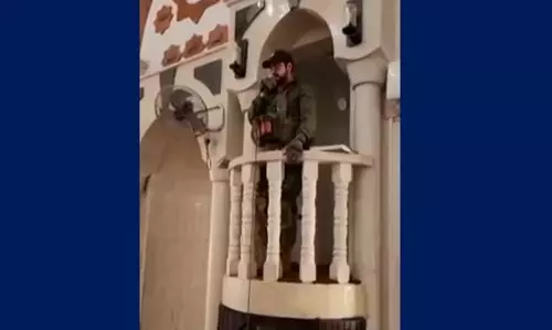 Video emerges of Israeli soldiers mocking Islamic call to prayer in mosque, IDF condemn behaviour