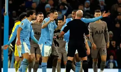 FA fines Manchester City $150K for players dissent on referee