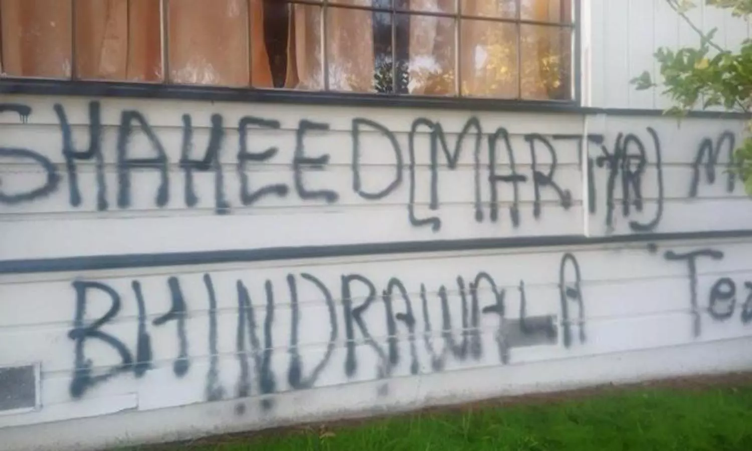 Temple walls in California found painted with anti-India, anti-Modi slogans