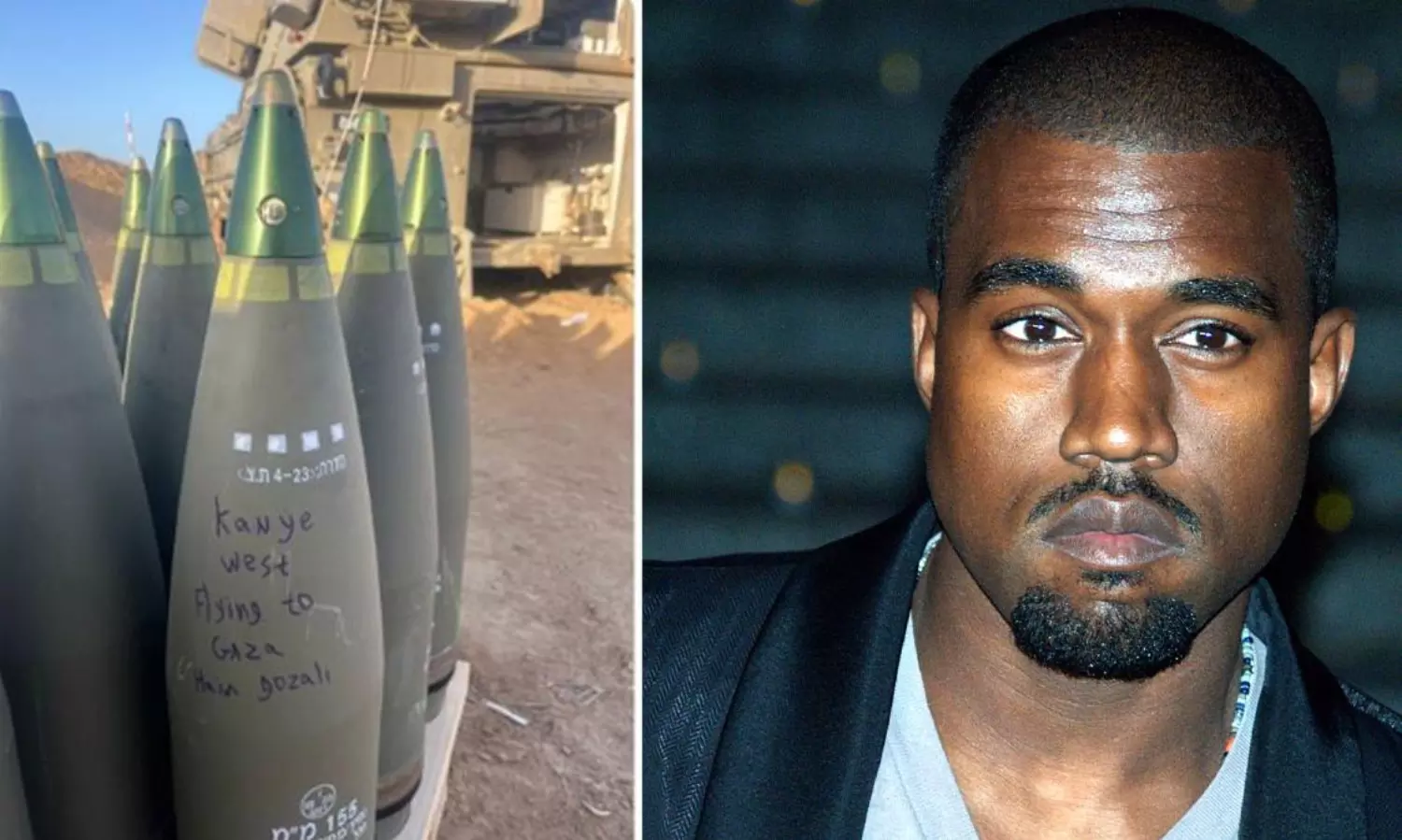 Kanye West’s name on Israeli missile, MMA fighter takes credit