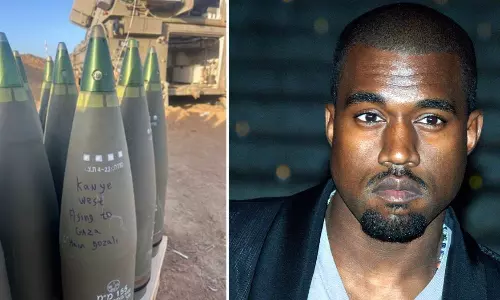Kanye West’s name on Israeli missile, MMA fighter takes credit