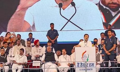 Cong promises caste survey, NYAY scheme if INDIA wins polls