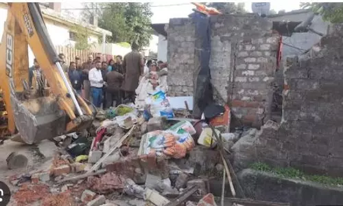 Bulldozer runs over homes of accused in cow assault in Madhya Pradesh