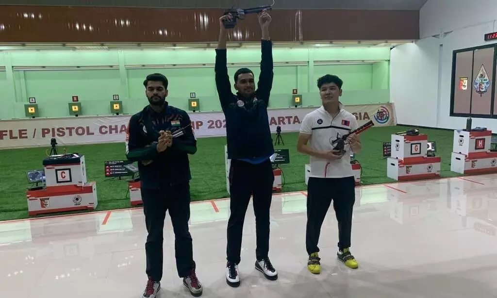 Asian Olympic Qualifiers: Indian men hit gold in shooting
