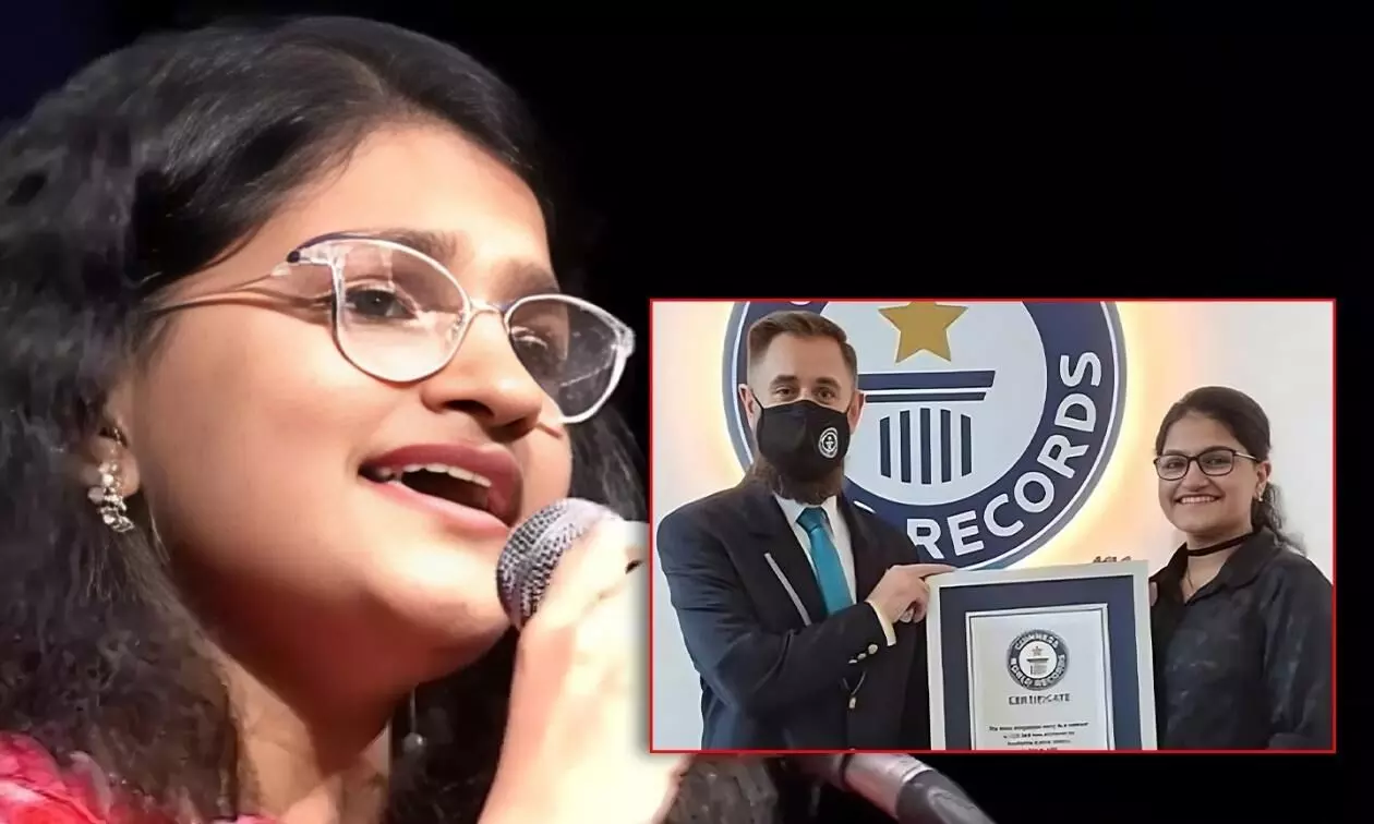 Kerala teen sets Guinness record for singing in 140 languages in Dubai