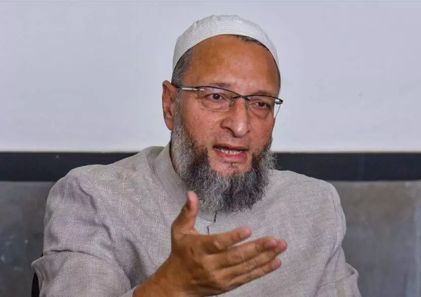 Owaisi finds oppositions, RSS on the same boat on temple, demolition of masjid