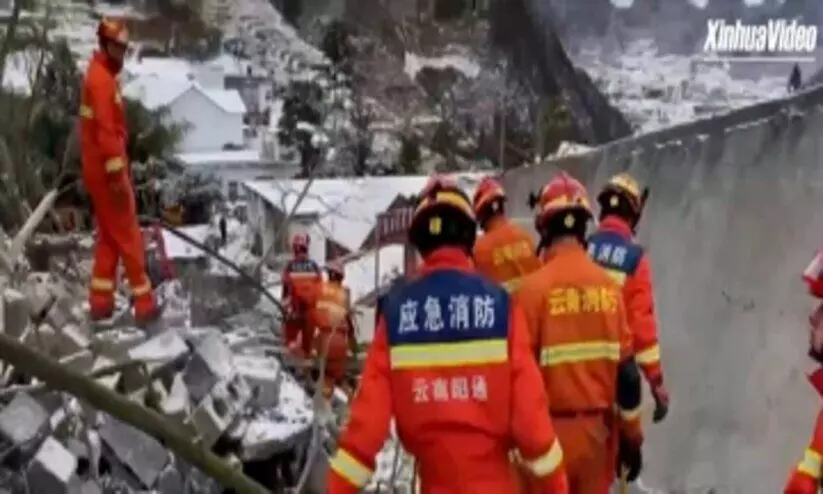 44 people buried in Landslide in mountainous southwestern China