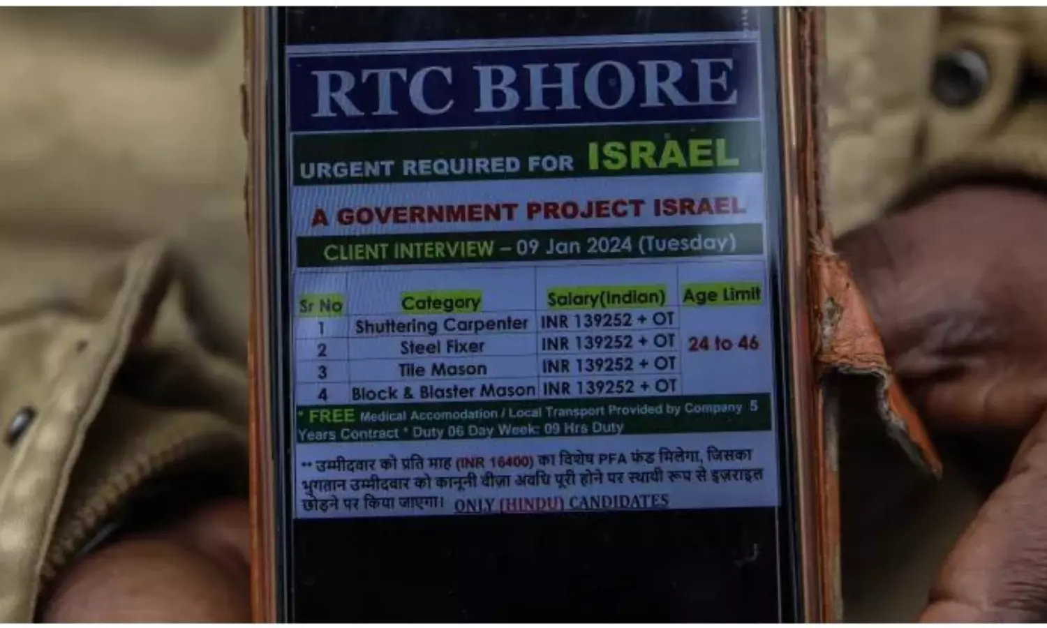 Indian workers choosing conflict-hit Israel challenges India’s economic success claims