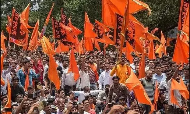 Protesters demand free education for all in Maratha community