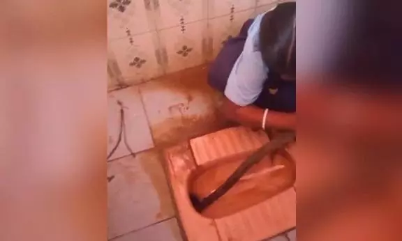 Video of students cleaning toilet at a Karnataka school emerges