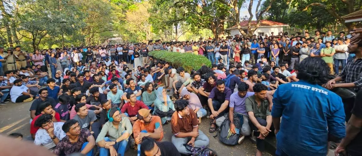 Suspension of student who protested Ram temple celebrations put on hold by NIT